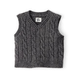 Gilet Sans Manches en Tricot Torsadé Bébé Garçon OshKosh - Gris