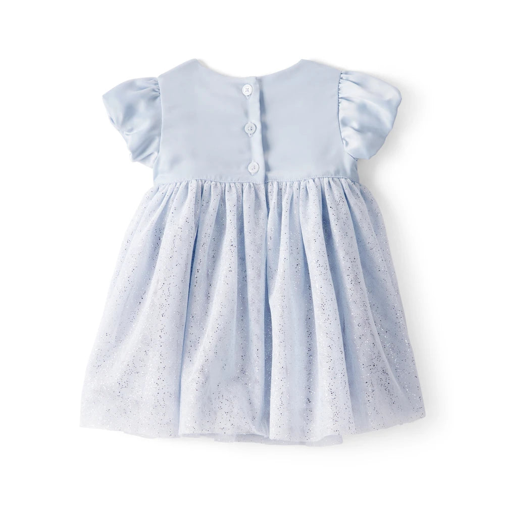 Robe de Fête en Tulle à Manches Courtes Bébé Fille OshKosh - Bleu