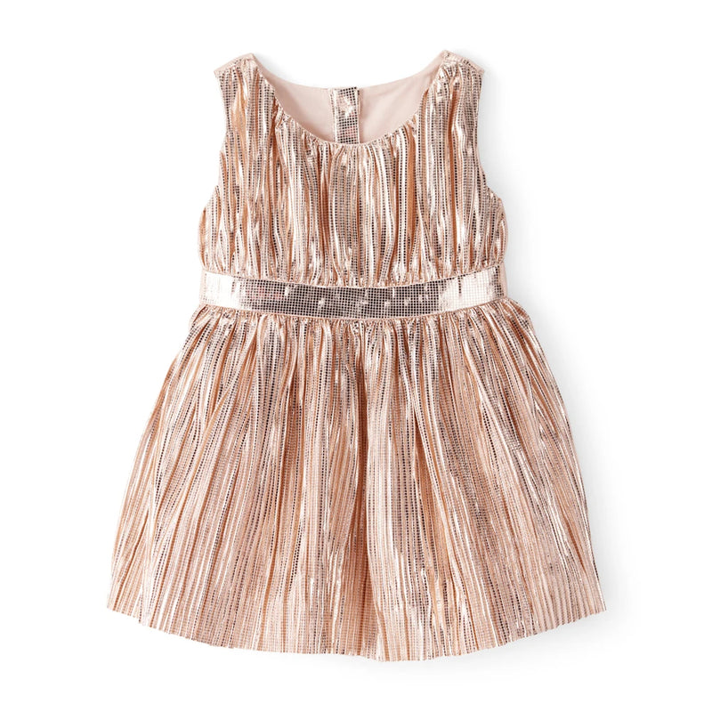 Robe de Fête Sans Manches Métallisée Bébé Fille OshKosh - Or