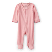 Grenouillère Texturée Bordure Fleurie Bébé Fille Carter's - Rose
