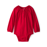 Body à Smocks à Manches Longues Bébé Fille OshKosh - Rouge