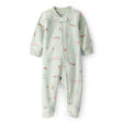 Grenouillère en Micropolaire Écureuils & Hiboux Bébé Fille Carter's - Vert