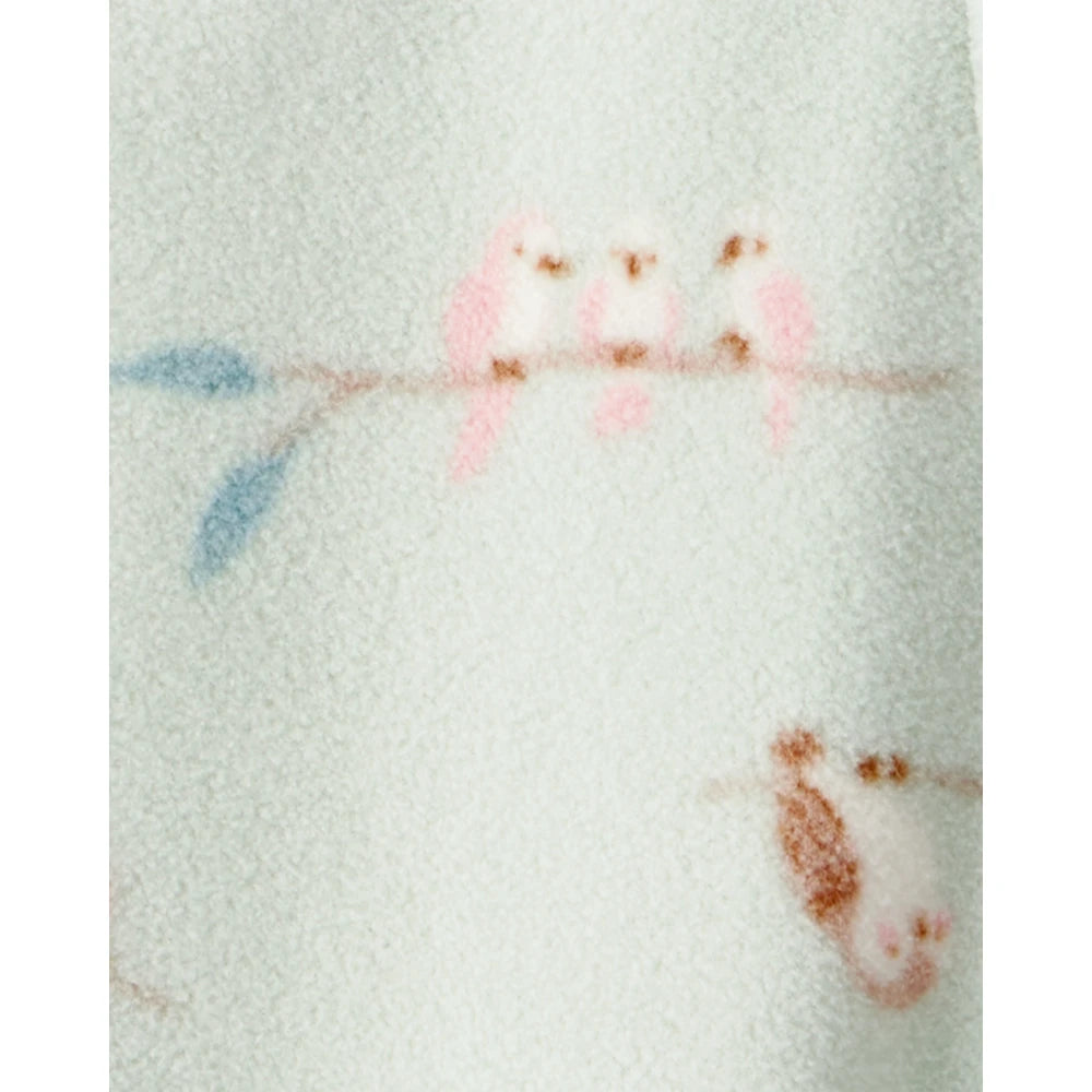 Grenouillère en Micropolaire Écureuils & Hiboux Bébé Fille Carter's - Vert