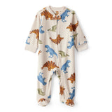 Grenouillère en Micropolaire Dinosaures Bébé Garçon Carter's - Blanc