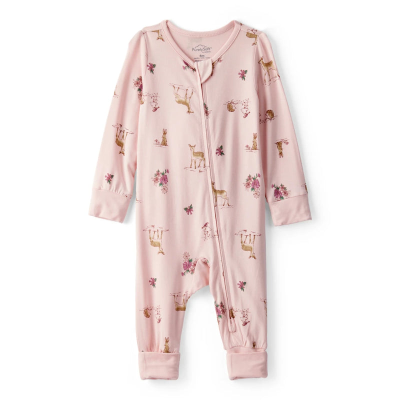 Baby Girl Carter's PurelySoft Fawn Convertible Sleep & Play - Pink