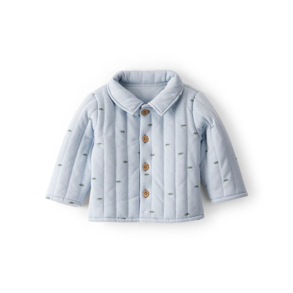 Cardigan Matelassé Dinosaures Bébé Garçon Carter's - Bleu
