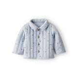 Cardigan Matelassé Dinosaures Bébé Garçon Carter's - Bleu