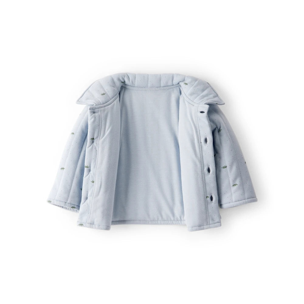 Cardigan Matelassé Dinosaures Bébé Garçon Carter's - Bleu