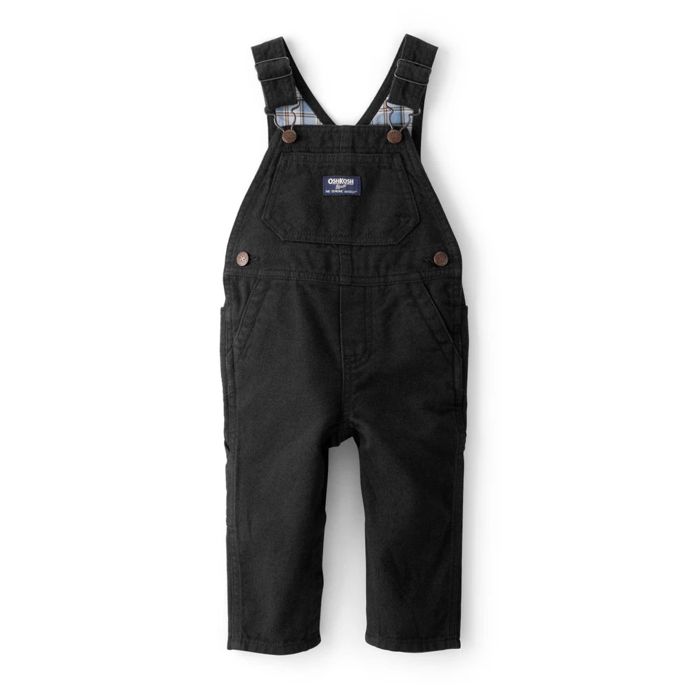 Salopette à Chevrons Bébé Garçon OshKosh - Gris