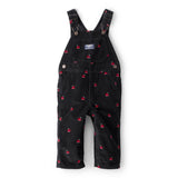 Salopette en Velours Côtelé Imprimé Trains Bébé Garçon OshKosh - Noir
