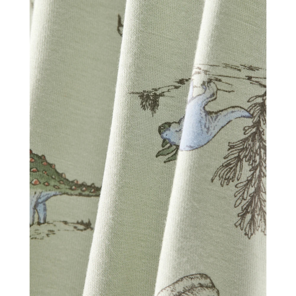 Lot de 2 Bodies à Manches Longues PurelySoft Dinosaures Bébé Garçon Carter's - Vert