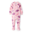 Grenouillère DreamPlush Dinosaure Bébé Fille Carter's - Rose