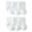 Lot de 6 Paires de Chaussons en Éponge Bébé Carter's - Blanc