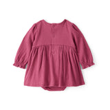 Robe Body Fleurie Brodée Bébé Fille Carter's - Rose Foncé