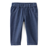 Pantalon à Enfiler Effet Denim Bébé Fille Carter's - Bleu