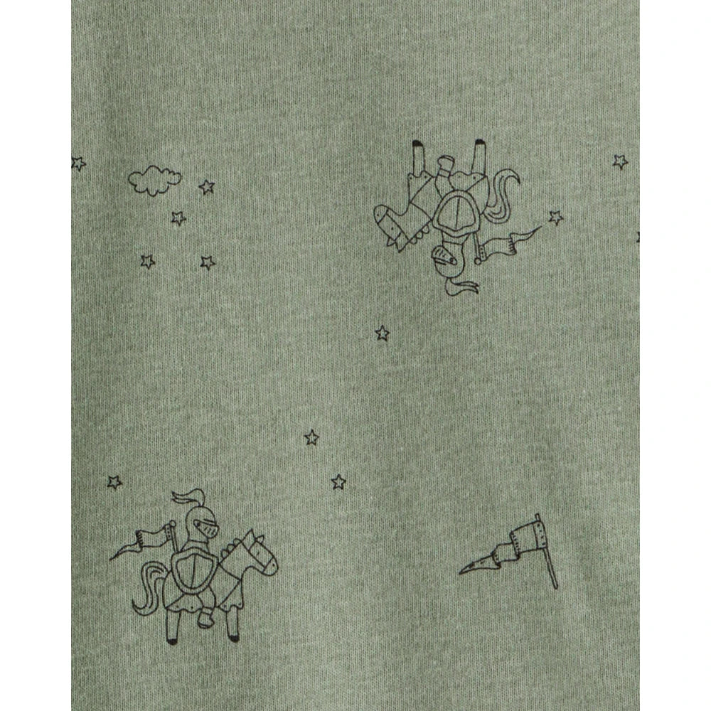 Lot de 5 Bodies à Manches Courtes Dragons & Rayures Bébé Garçon Carter's - Multi