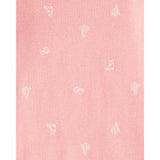 Lot de 4 Bodies à Manches Longues Cowgirl & Rayures Bébé Fille Carter's - Multi