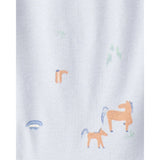 Lot de 4 Bodies à Manches Longues Chevaux & Rayures Bébé Garçon Carter's - Multi