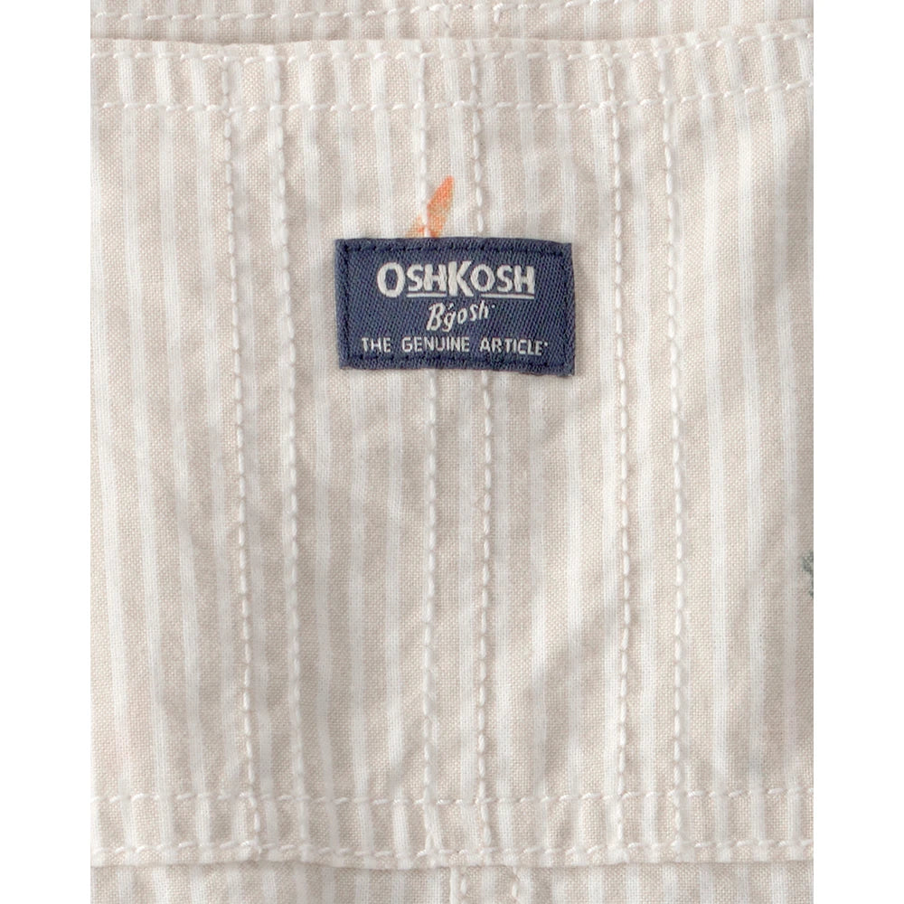 Salopette Short Carottes de Pâques Bébé Garçon OshKosh - Crème