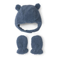 Baby Carter's Sherpa Beanie & Mittens Set - Blue