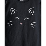 Ensemble T-shirt Chat & Jupe en Tulle Halloween Fille Carter's - Noir
