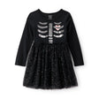 Robe en Tulle Squelette d'Halloween Fille Carter's - Noir