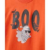 Ensemble 2 Pièces Sweat & Jogging Halloween Boo Garçon Carter's - Orange & Noir