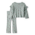 Girl Carter's 2-Piece Floral Tee & Pants Set - Green