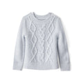 Girl OshKosh Metallic Cable-Knit Sweater - Ice Blue