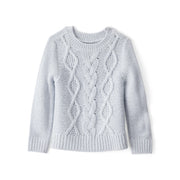 Pull Torsadé Métallisé Fille OshKosh - Bleu Glacier