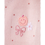 T-shirt à Manches Courtes à Pois Fille Carter's - Rose