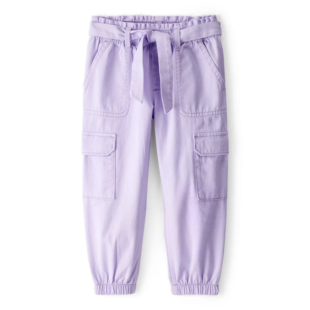 Pantalon Cargo en Coton Fille Carter's - Mauve