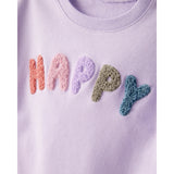 Sweat en Éponge Happy Fille Carter's - Mauve