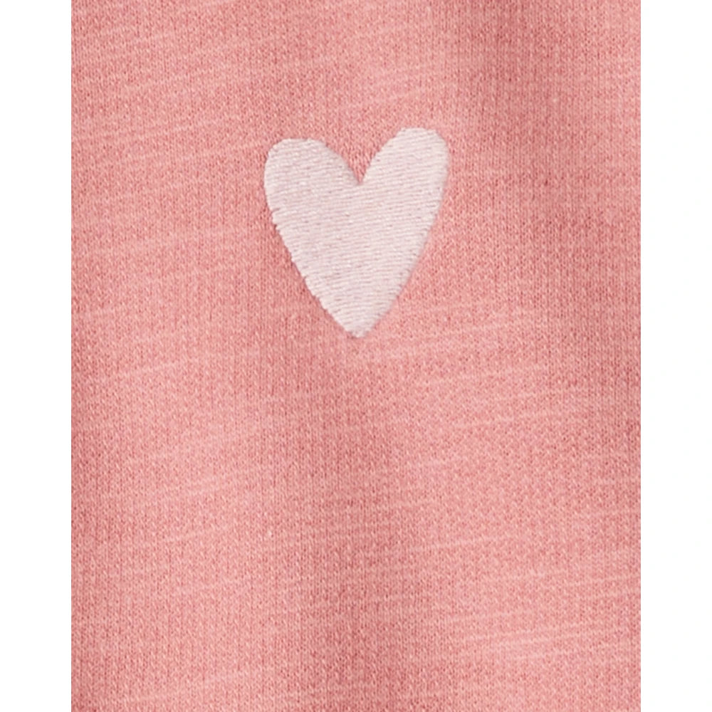 Cardigan en Éponge Cœurs Fille Carter's - Rose