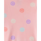 Pyjama 2 Pièces DreamPlush Smiley Fille Carter's - Rose