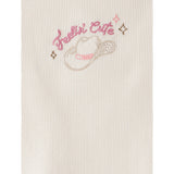 T-shirt Côtelé Chapeau de Cowgirl Fille OshKosh - Ivoire