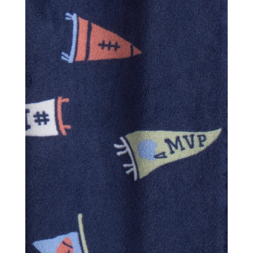 Pyjama 1 Pièce en Polaire à Pieds MVP Garçon Carter's - Bleu Marine