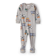 Pyjama 1 Pièce DreamPlush Food Truck Garçon Carter's - Gris