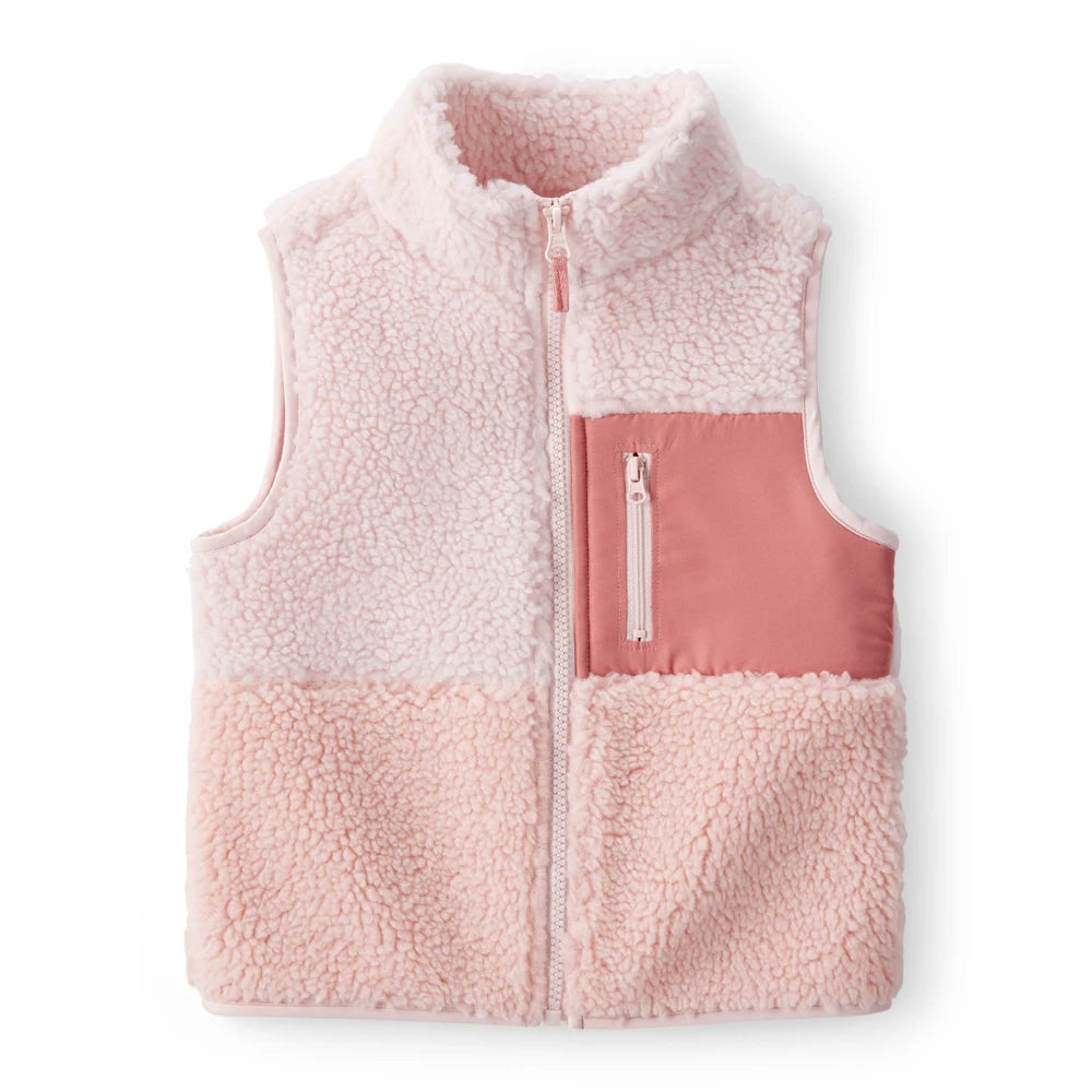 Gilet Sans Manches en Molleton Fille Carter's - Rose