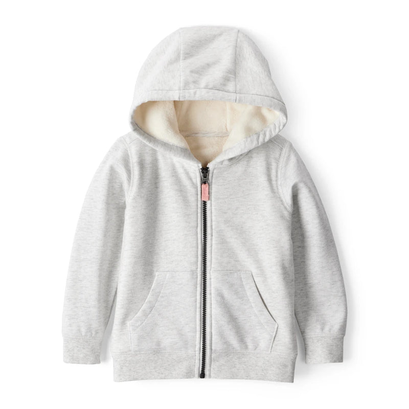 Veste Zippée à Capuche Fille Carter's - Gris
