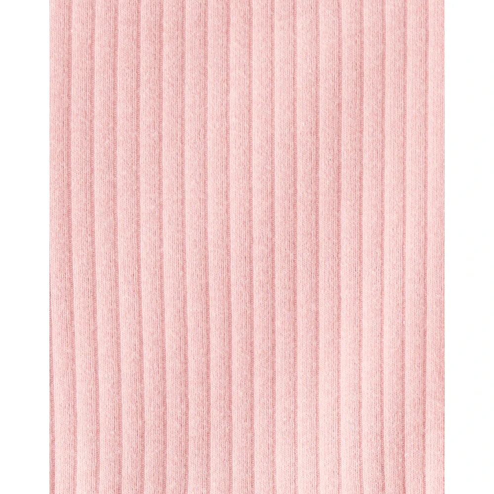 Haut Péplum Côtelé à Manches Longues Fille Carter's - Rose