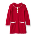 Robe de Fête à Manches Longues en Tricot Fille Carter's - Rouge