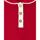 Robe de Fête à Manches Longues en Tricot Fille Carter's - Rouge