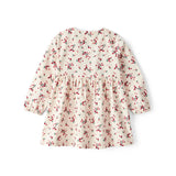 Robe Fleurie en Velours Côtelé Fille Carter's - Ivoire