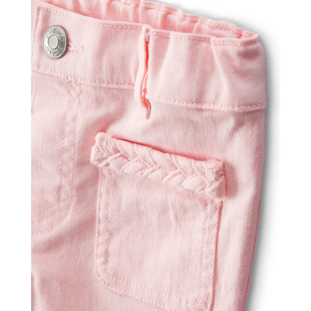 Pantalon Évasé en Coton Fille OshKosh - Rose