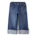 Girl OshKosh Cuffed Baggy Jeans - Blue