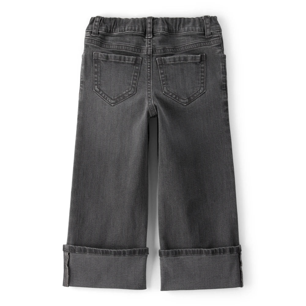 Jean Large à Revers Fille OshKosh - Gris