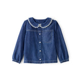 Chemise Western en Chambray Fille OshKosh - Bleu