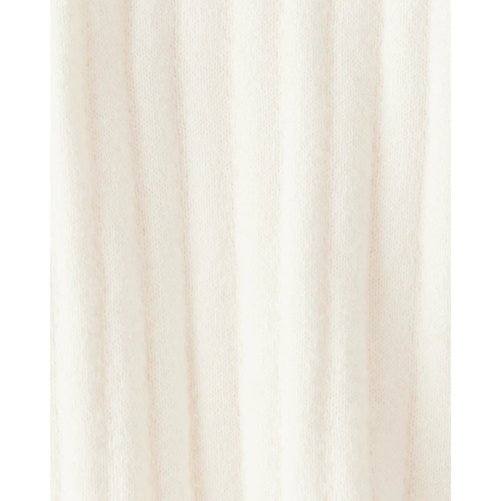 Haut Côtelé à Manches Longues Fille OshKosh - Crème