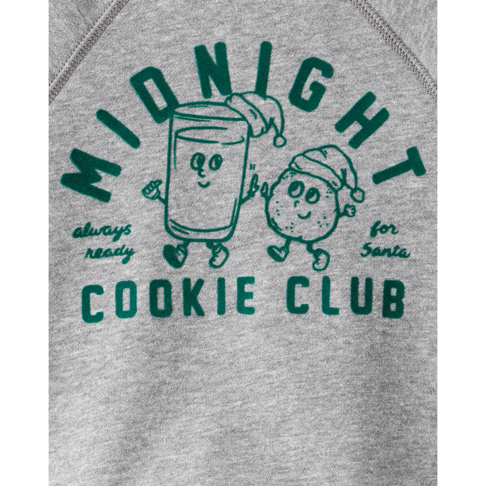 Sweat en Molleton Midnight Cookie Club Garçon Carter's - Gris